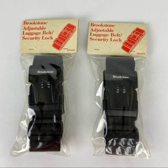 Brookstone Bags Brookstone Adjustable Luggage Belt Security Lock